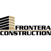 Frontera Construction logo with building graphic.